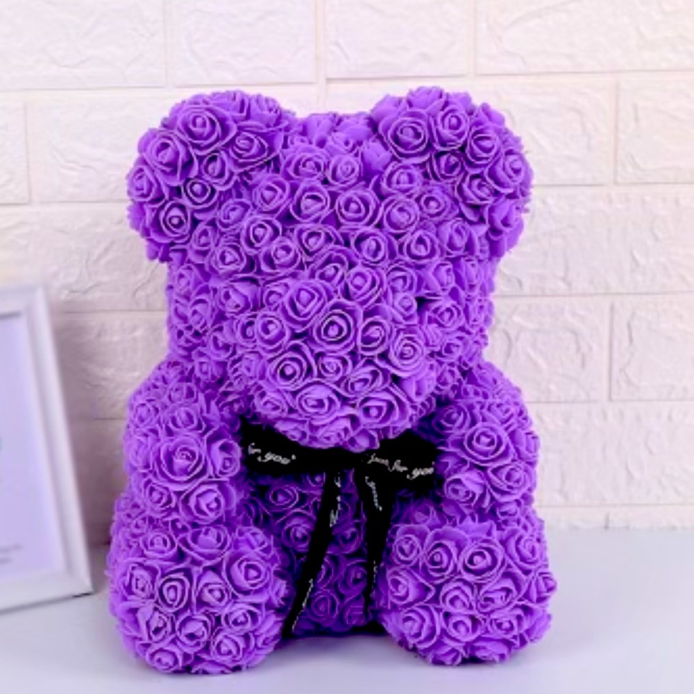 Artificial rose bear